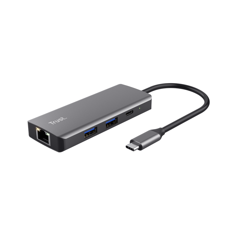 Trust Dalyx 6-in-1 USB-C-adapter - Adapter