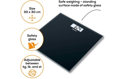 Beurer GS 10 Black - Personenweegschaal
