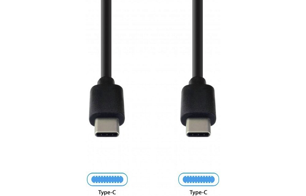 Grab 'n Go USB-C kabel Zwart 2 meter