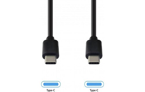 Grab 'n Go USB-C kabel Zwart 2 meter