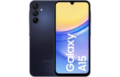 Samsung Galaxy A15 4G 128GB Blauw Zwart - Mobiele telefoon