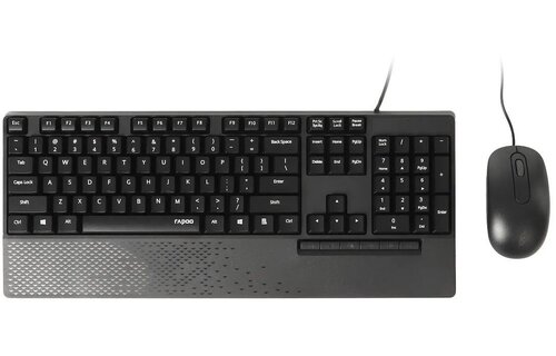 Rapoo Wired Combo NX2000 - Toetsenbord + muis set