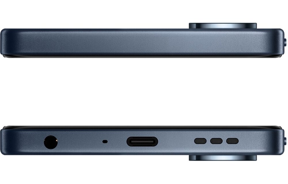 OPPO A5x 128 GB Zwart/Blauw - Mobiele telefoon