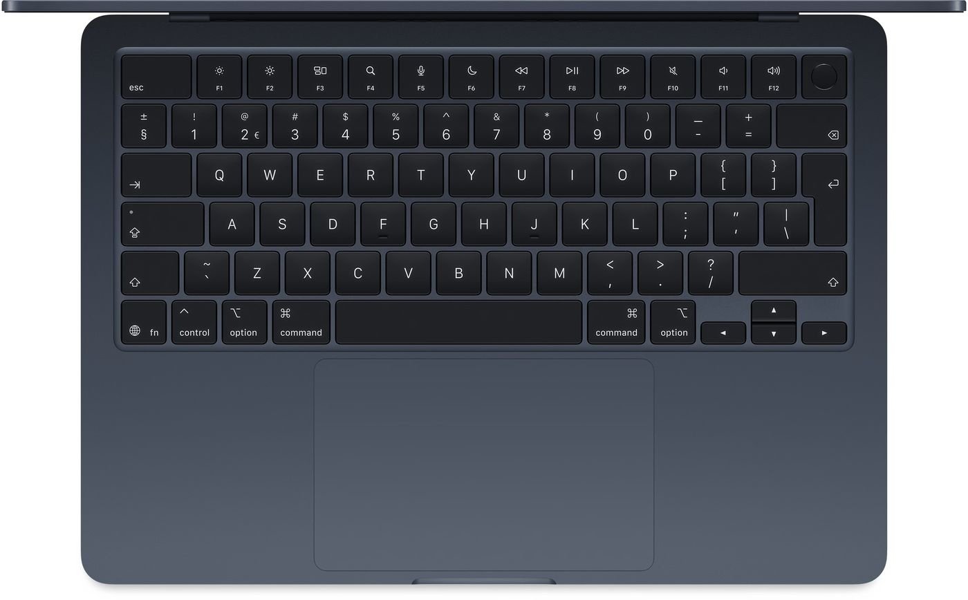 Apple MacBook Air 13 inch (2025) M4 16GB 256GB Middernacht - Laptop