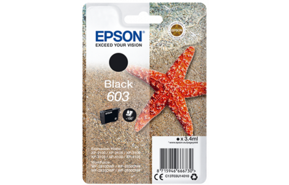 Epson 603 Zwart - Inktcartridge
