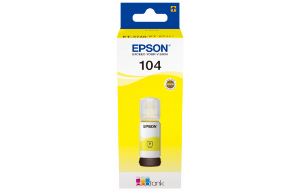 Epson Inktflesje Ecotank 104 Yellow - Inktcartridge