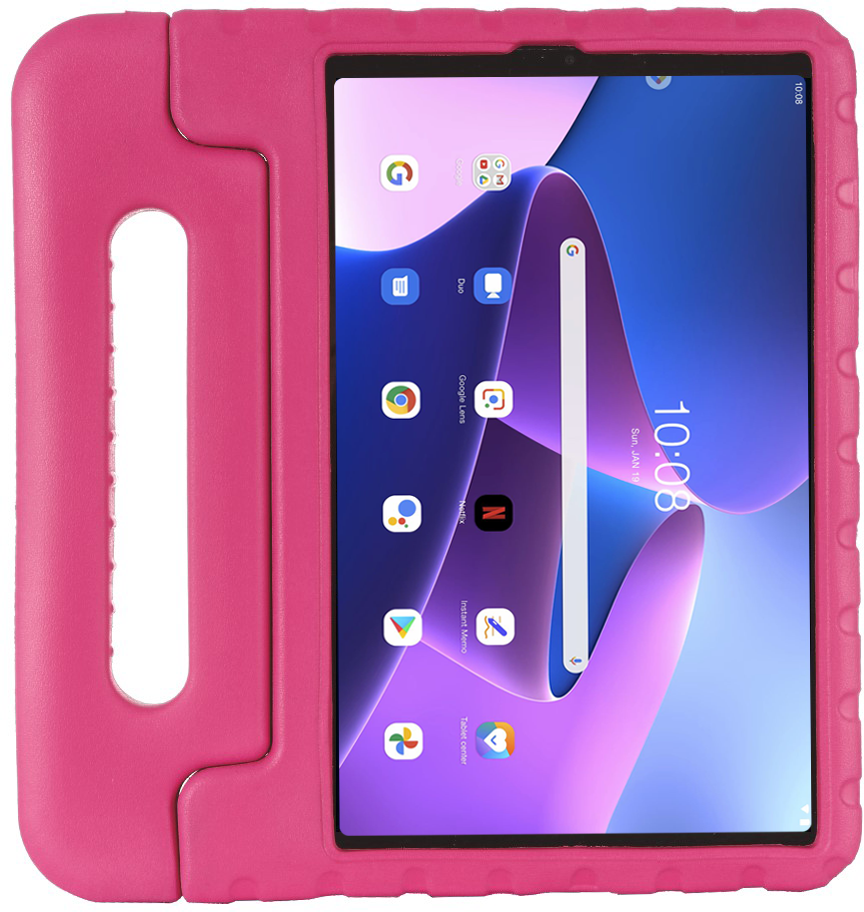 Just in Case Lenovo Tab M10+ Gen 3 Kids Case Roze - Tablethoes