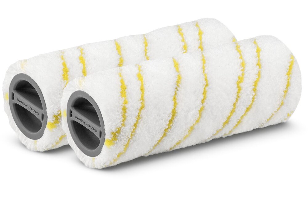 Kärcher Set van 2 microvezelrollen geel