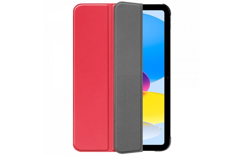 Just in Case Smart Tri-Fold Case - Apple iPad 2022 - Rood - Tablethoes