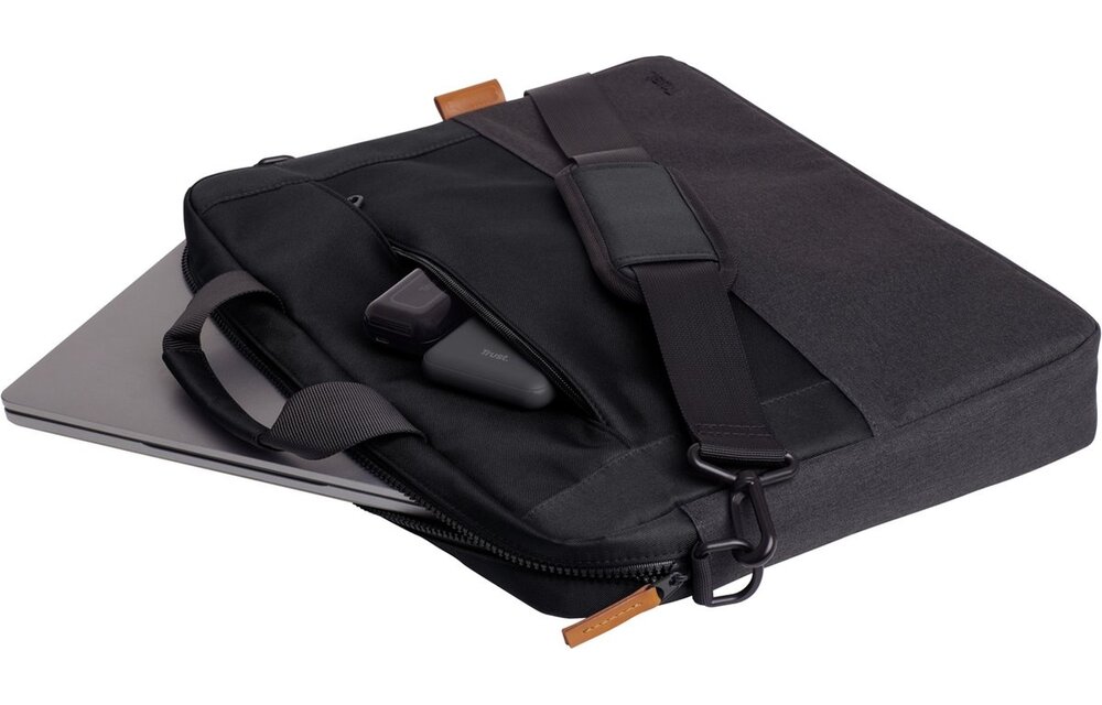 Trust Lisboa 16 inch Eco Zwart - Laptoptas