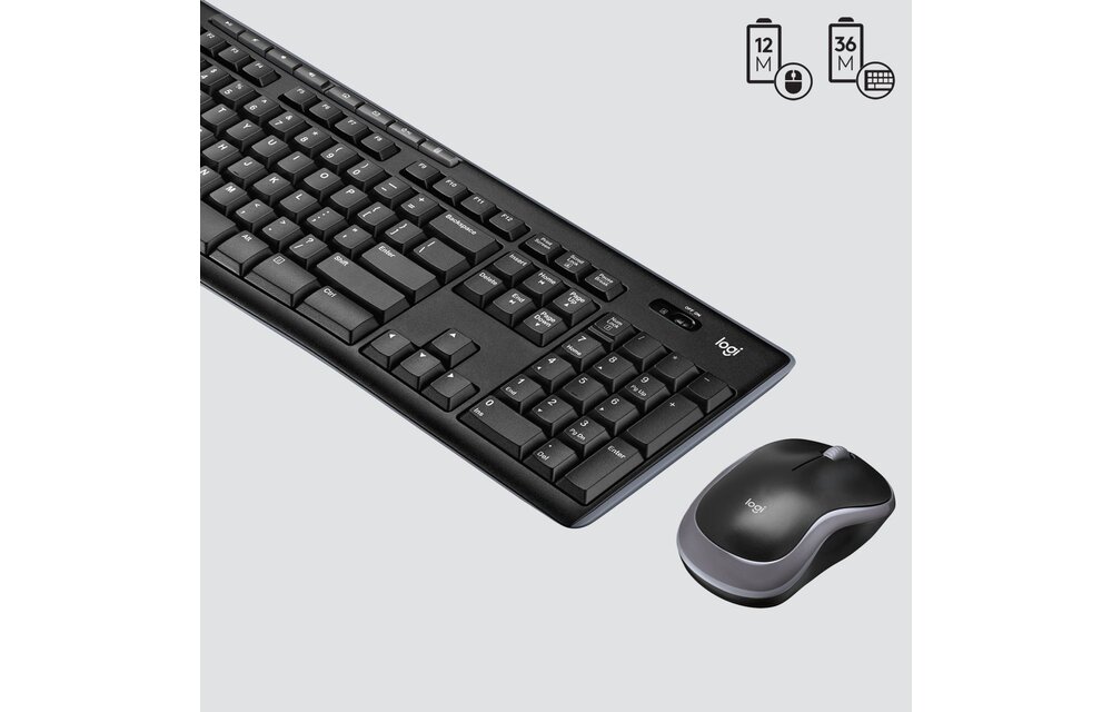 Logitech MK270 - Toetsenbord + muis set