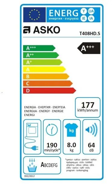 Asko T408HD.S - Warmtepompdroger