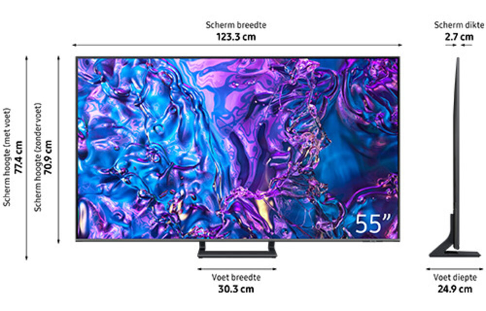 Samsung QLED 4K 55Q73D (2024) - QLED TV