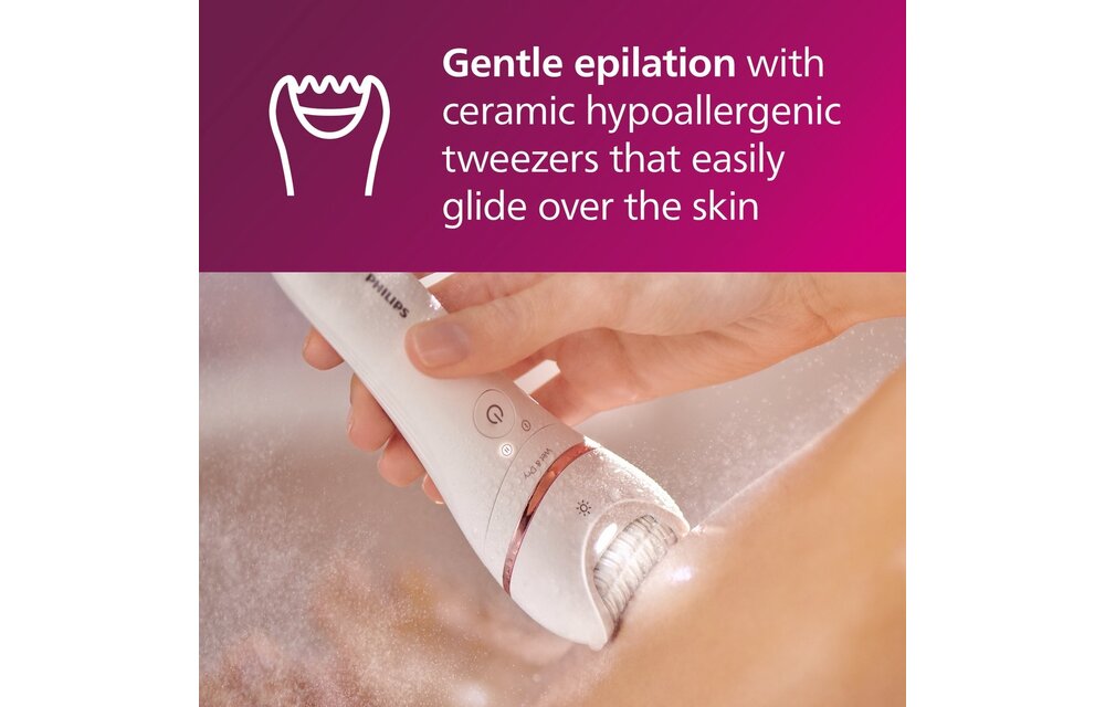 Philips Series 8000 Wet & Dry BRE740/10 - Epilator