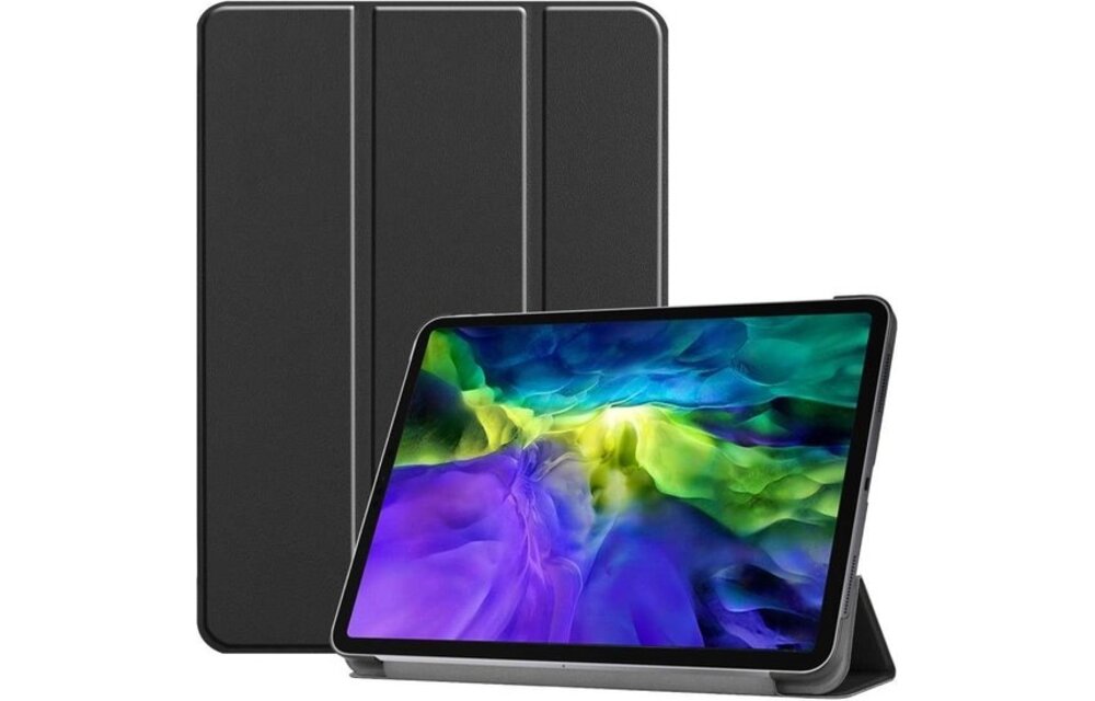 Just in Case Smart Tri-Fold voor iPad Pro 12.9 Zwart - Tablethoes