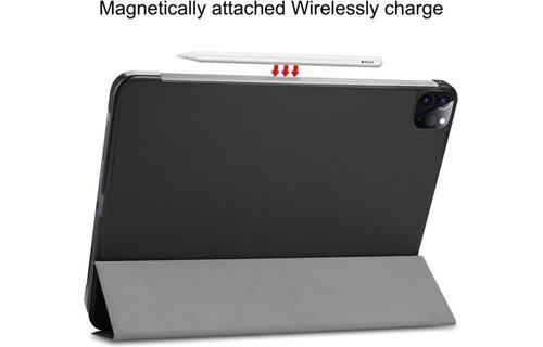 Just in Case Smart Tri-Fold voor iPad Pro 12.9 Zwart - Tablethoes