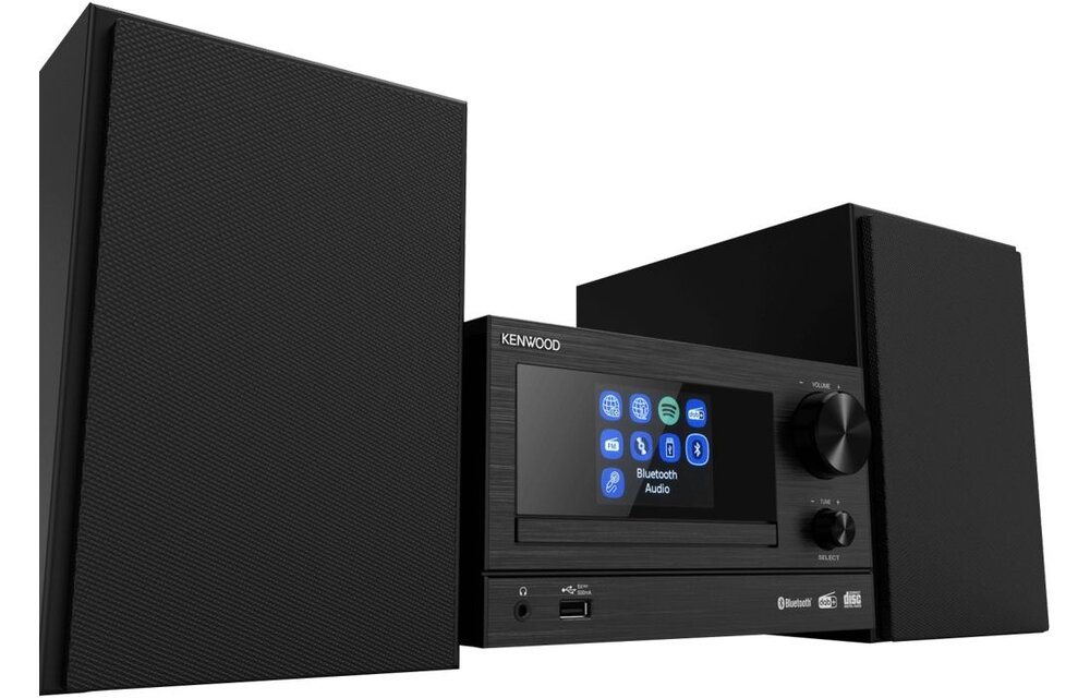 Kenwood M-7000S Zwart - Stereo set