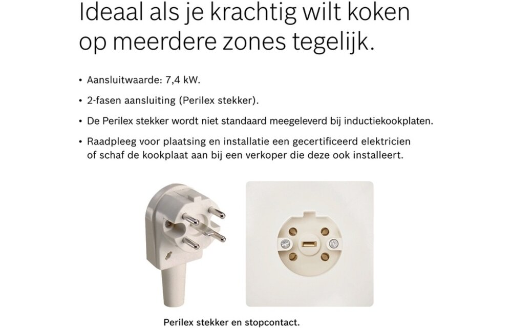 Bosch PIE63KBB5E Serie 4 - Inductiekookplaat