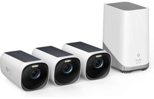 Eufy eufyCam 3 S330 3-Cam Kit (3 camera's + Homebase 3) - Beveiligingscamera
