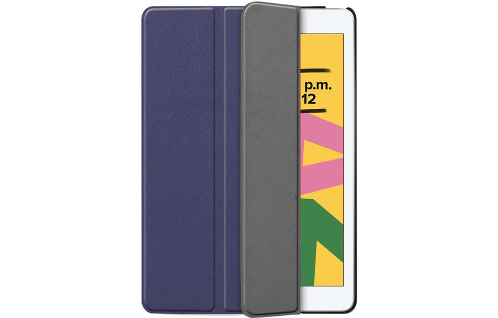 Just in Case Smart Tri-Fold Case - Apple iPad 10.2 - Blauw - Tablethoes