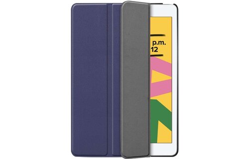 Just in Case Smart Tri-Fold Case - Apple iPad 10.2 - Blauw - Tablethoes