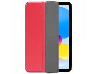 Just in Case Smart Tri-Fold Case - Apple iPad 2022 - Rood - Tablethoes