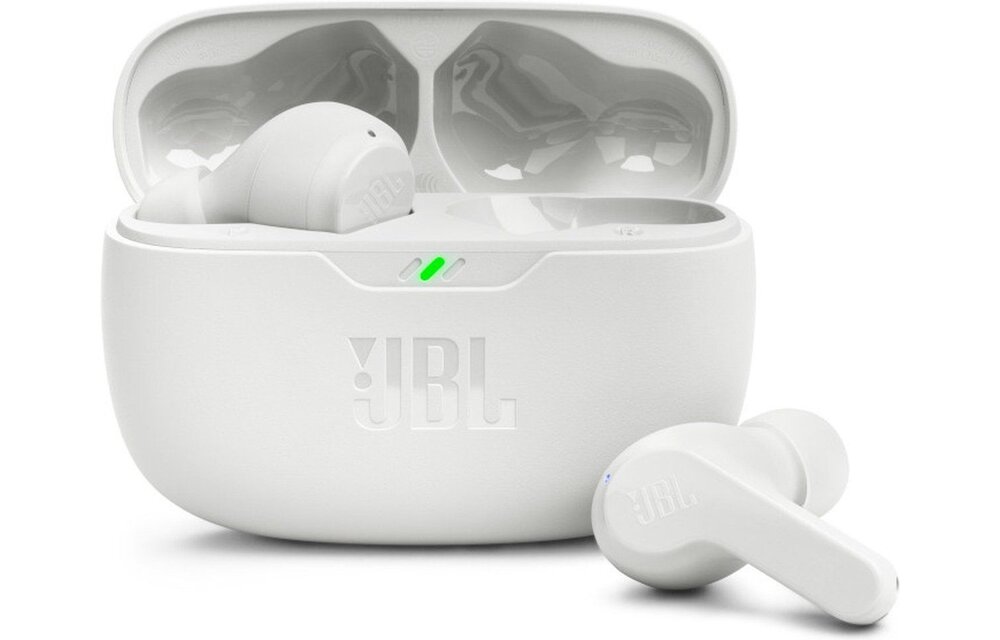 JBL Wave Beam Wit - Draadloze oordopjes