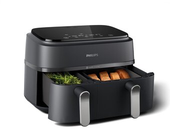 Philips Airfryer 3000 Series Dual Basket NA352/00 - Hetelucht friteuse