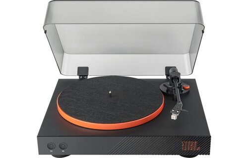 JBL Spinner BT Zwart/Oranje - Platenspeler