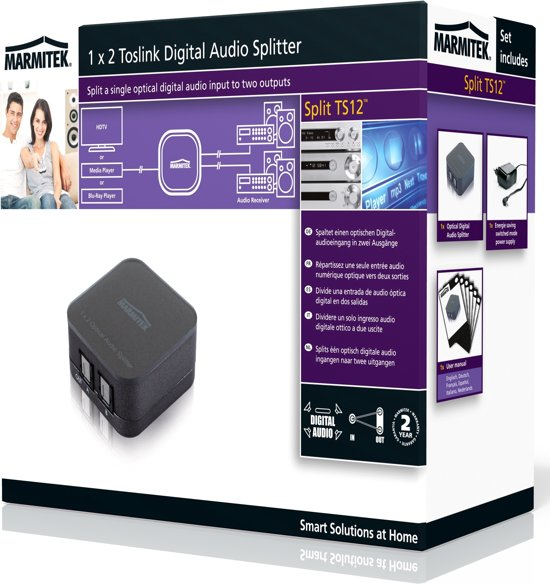 Marmitek TS12E toslink digital audio Splitter