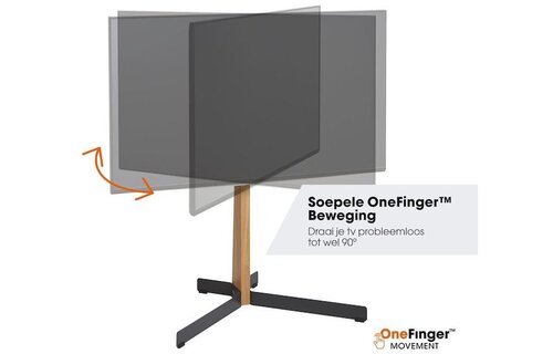 Vogel's TVS 3695B Zwart TV Vloerstandaard (40-77 Inch) - TV muurbeugel