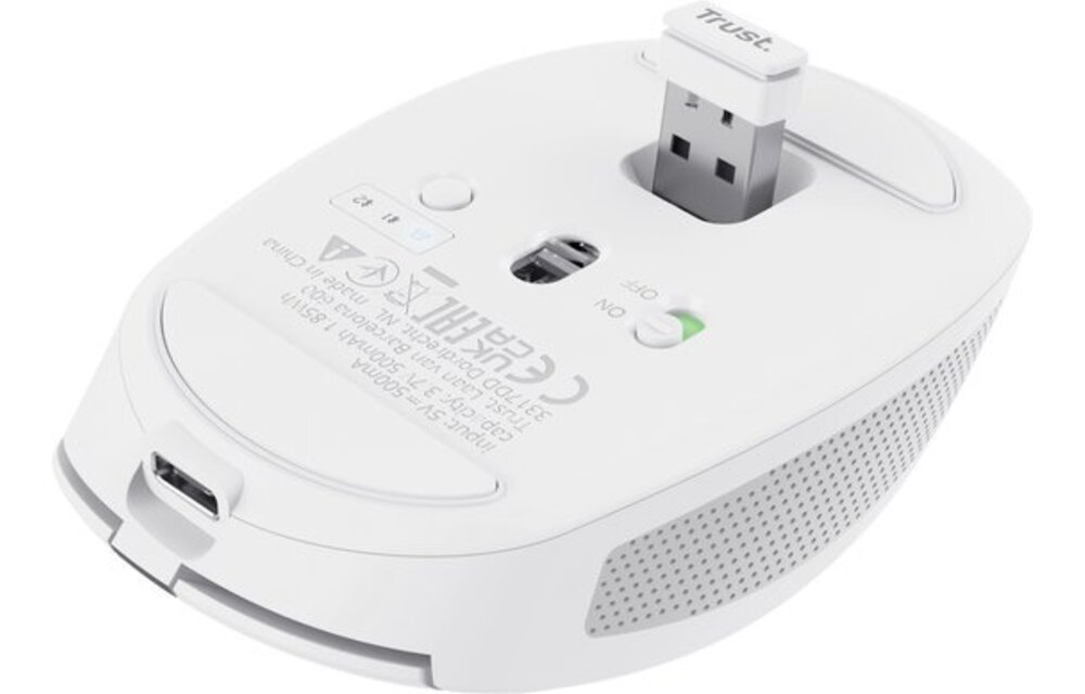 Trust Ozaa Compact Wit - Muis