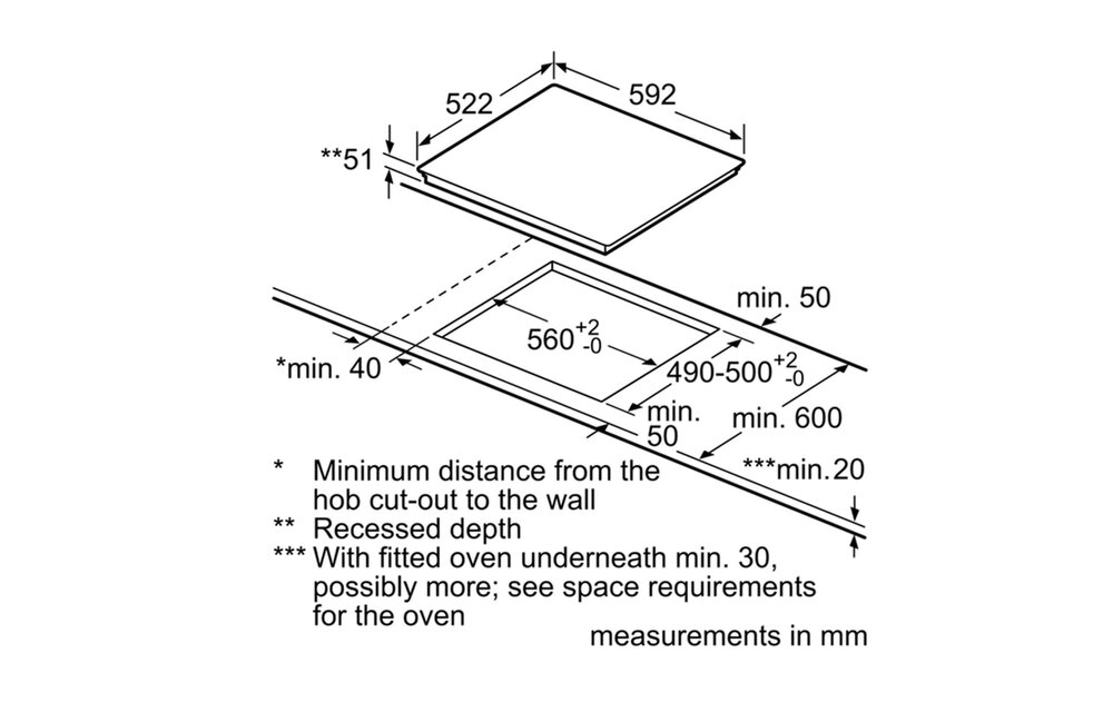 Bosch PXE651FC1E - Inductiekookplaat