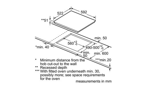 Bosch PXE651FC1E - Inductiekookplaat