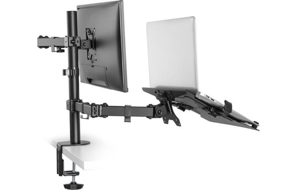 Neomounts by Newstar Flat Screen & Notebook Desk Mount (clamp/grommet) - TV muurbeugel