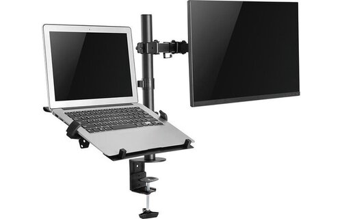Neomounts by Newstar Flat Screen & Notebook Desk Mount (clamp/grommet) - TV muurbeugel
