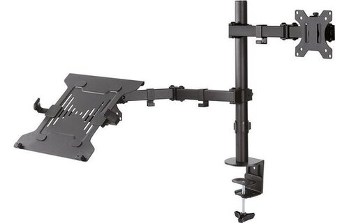 Neomounts by Newstar Flat Screen & Notebook Desk Mount (clamp/grommet) - TV muurbeugel