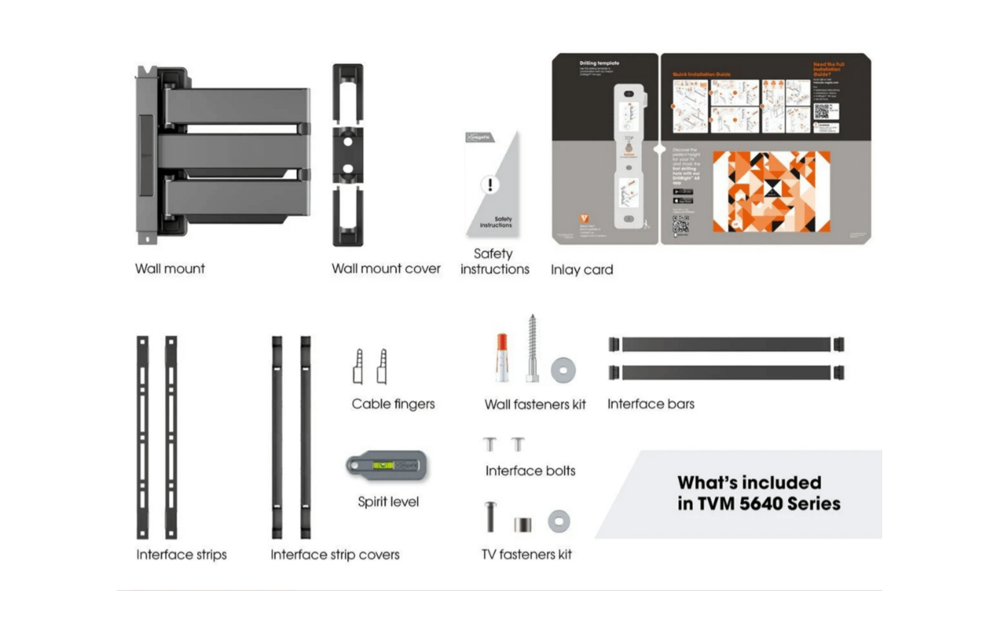 Vogel's TVM 5645 40 -77 inch Wit Draaibare tv-beugel - TV muurbeugel