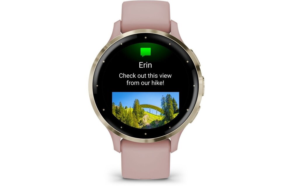 Garmin Venu 3S Goud/Roze - Smartwatch