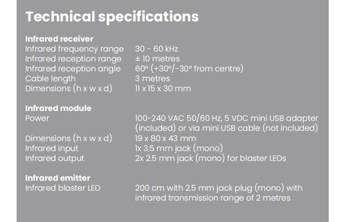 Marmitek Invisible Control 6 XTRA infrarood