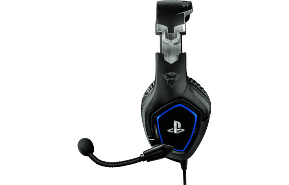 Trust Forze PS4 GXT 488 Zwart/Blauw - Gaming headset