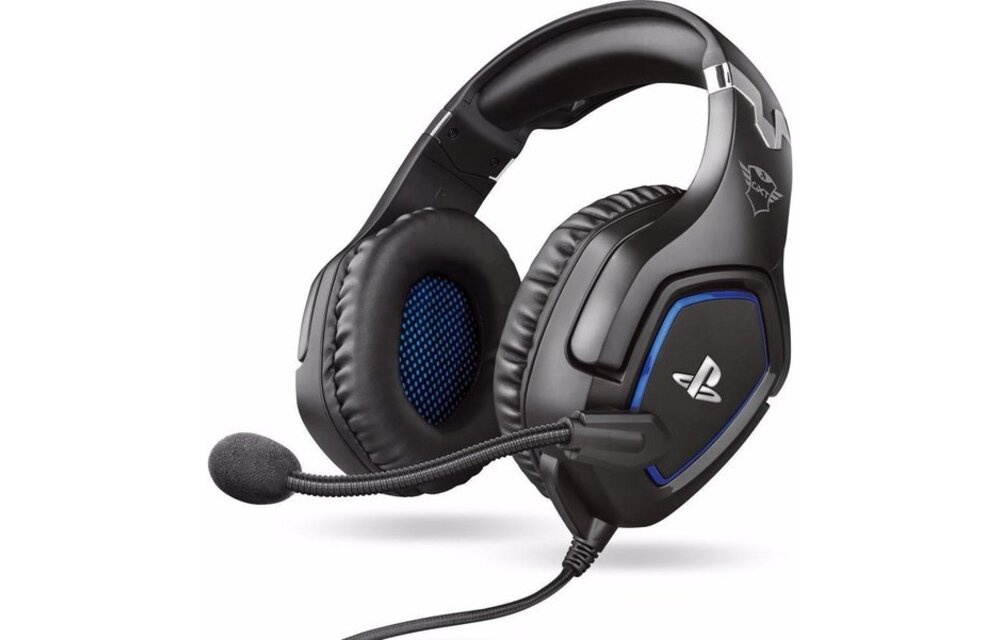 Trust Forze PS4 GXT 488 Zwart/Blauw - Gaming headset