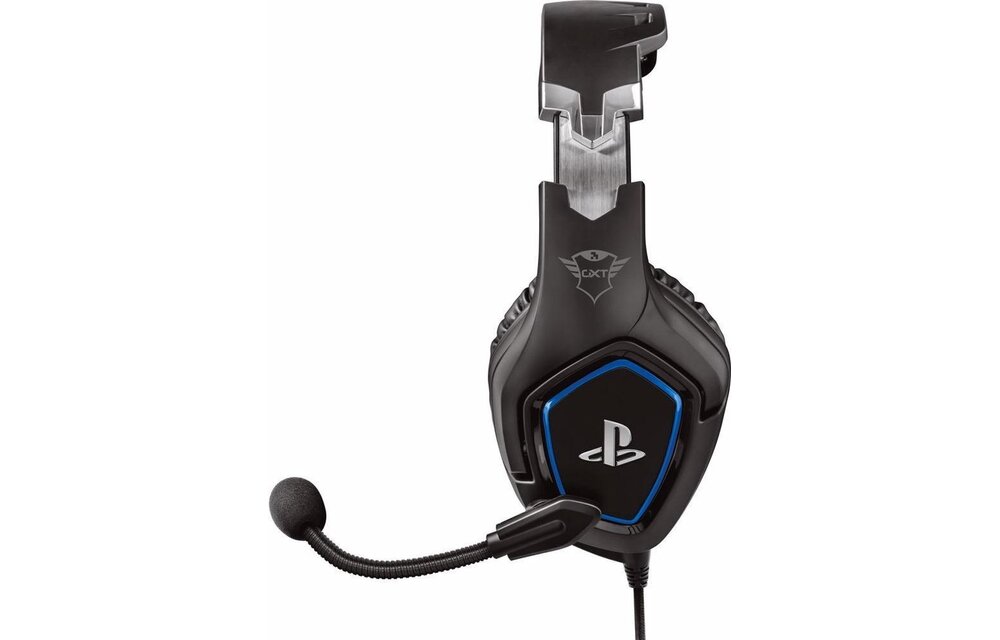 Trust Forze PS4 GXT 488 Zwart/Blauw - Gaming headset