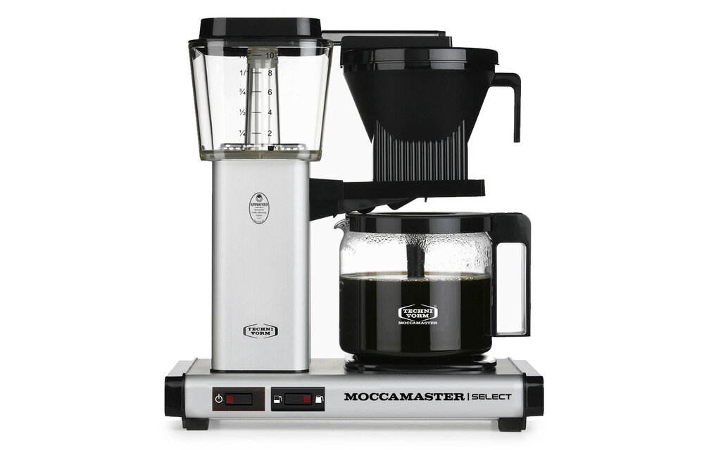 Moccamaster KBG Select (Matt Silver) - Koffiezetapparaat