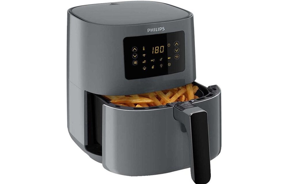 Philips Airfryer Connected HD9255/60 Grijs - Hetelucht friteuse