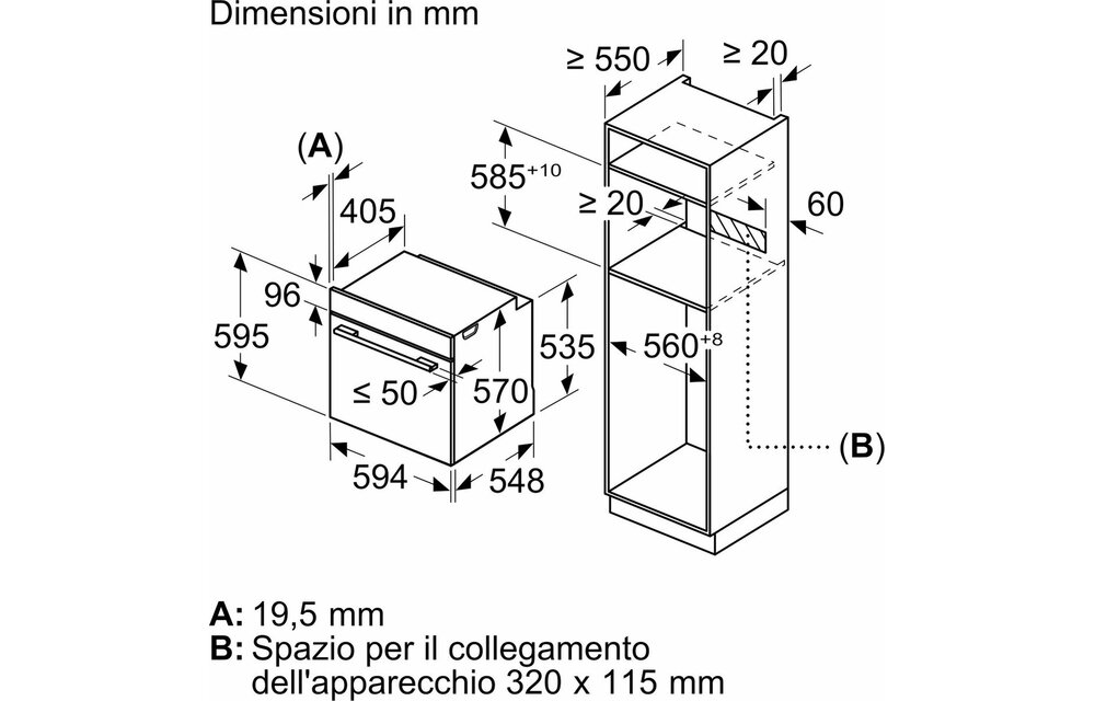 Bosch HBA534BS0 Serie 4 - Inbouw oven