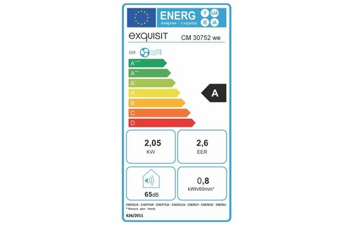 Exquisit CM 30752 WE - Mobiele airco