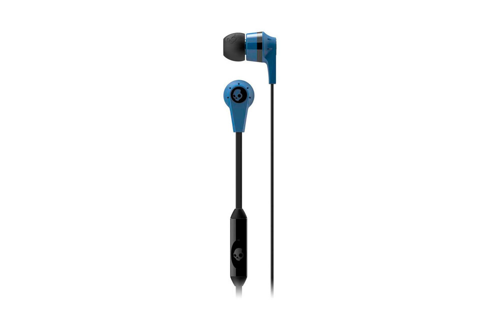 Skullcandy S2IKDY-101 INK'D 2 W/MIC blauw/zwart In-Ear oordopjes - Oordopjes