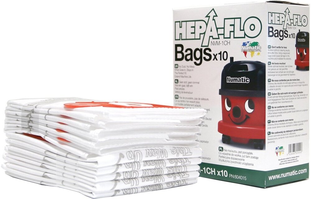 Numatic NVM1CH 10 stuks - Stofzuigerzakken