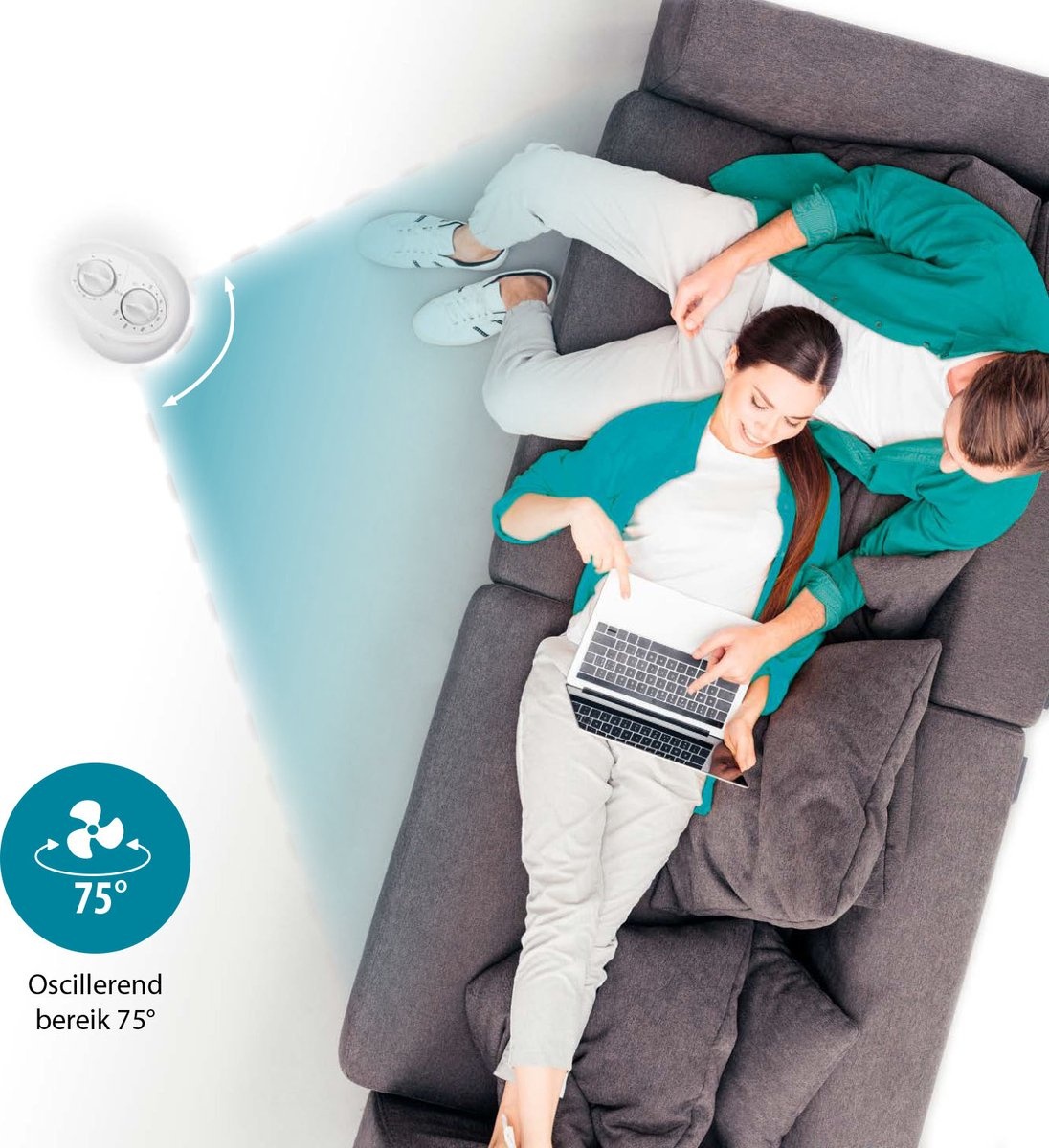 Tristar VE-5905 Wit - Torenventilator